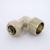 Угол обжим-Н никелированный UNI-FITT 16х3/4"