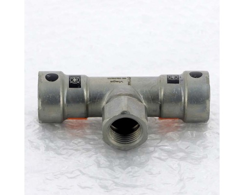 Тройник пресс-В оцинкованная сталь Megapress VIEGA 1/2"x1/2"x1/2"