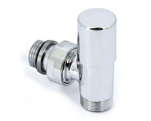 Вентиль ручной Carlo Poletti New-Smart угловой НН 1/2" х М24 х 19 хромированный