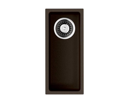 Omoikiri Bosen 20-U-DC Кухонная мойка Tetogranit 20x44 см, цвет: темный шоколад 4993226