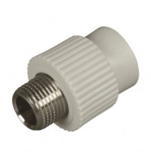 Муфта PP-R сер комб Дн20х1/2" НР VALFEX 10130020Г