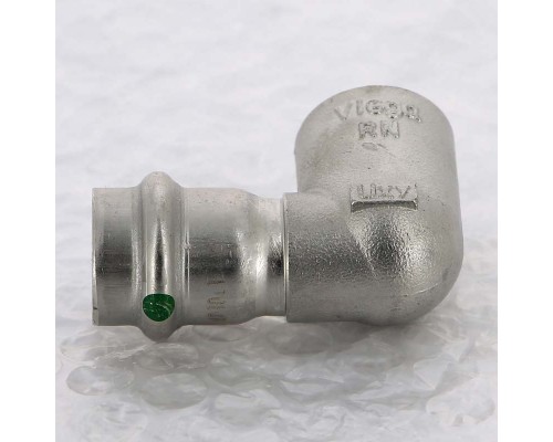 Угол пресс-В компактный нержавеющая сталь Sanpress Inox VIEGA 18х1/2"