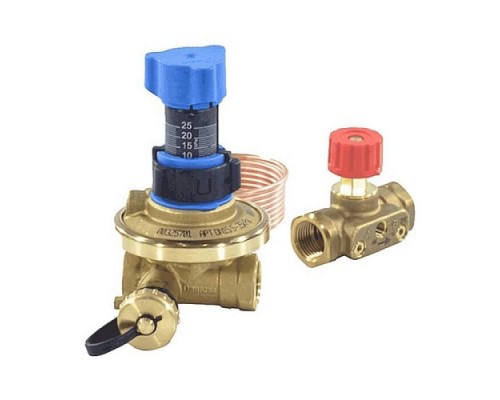 Компл клап авт лат APT+CDT Ду15 Ру16 м/м 5-25кПа Kvs1.6 Danfoss 003Z5661