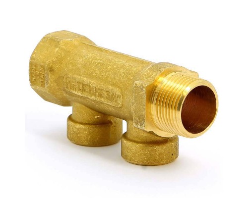 Коллектор НВ 3/4" TIEMME 2 выхода 1/2"В 36мм