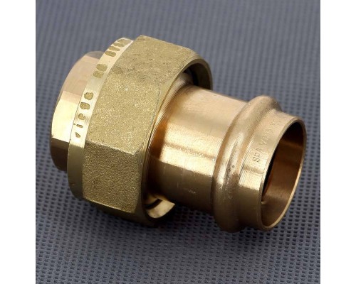 Муфта разъёмная пресс-В бронза Sanpress VIEGA 28x3/4"