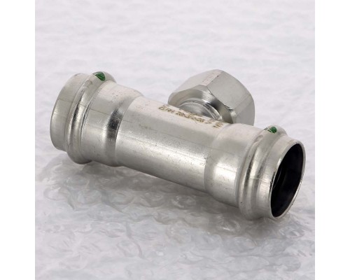 Тройник пресс-В нержавеющая сталь Sanpress Inox VIEGA 28х3/4"х28