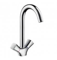 Кухонный смеситель HansGrohe HG Logis с двумя рукоятками хром