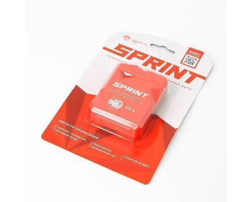 Нить уплотнительная Сантехмастер Sprint для герметизации резьбовых соединений 50 м блистер