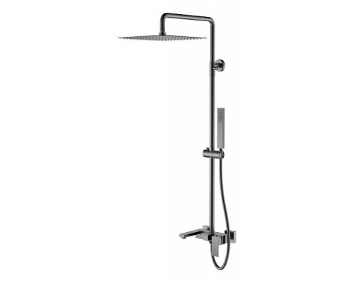 Boheme Qubic Душевая стойка 20,9x52,7x132h см, цвет: gun metal 478-GM Boheme Qubic Душевая стойка 20,9x52,7x132h см, цвет: gun metal 478-GM