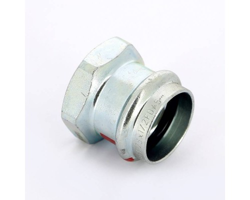 Муфта пресс-В оцинкованная сталь Prestabo VIEGA 28х1/2" с SC-Contur Муфта пресс-В оцинкованная сталь Prestabo VIEGA 28х1/2" с SC-Contur