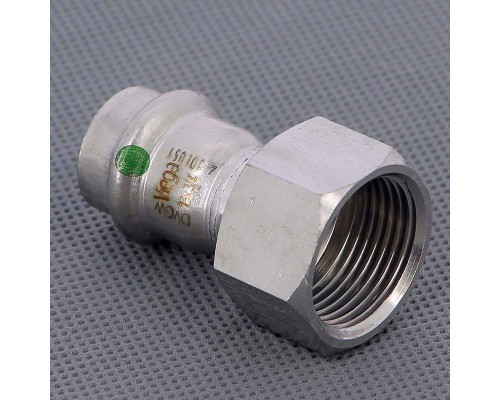 Муфта пресс-В нержавеющая сталь Sanpress Inox VIEGA 18х3/4
