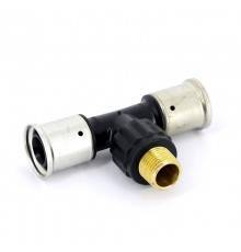 Тройник пресс-Н PVDF HENCO 26х1/2"х26