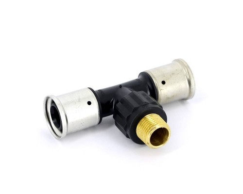 Тройник пресс-Н PVDF HENCO 26х1/2"х26