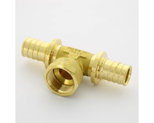Тройник Uni-Fitt аксиальный -В 25 х 3/4" х 25