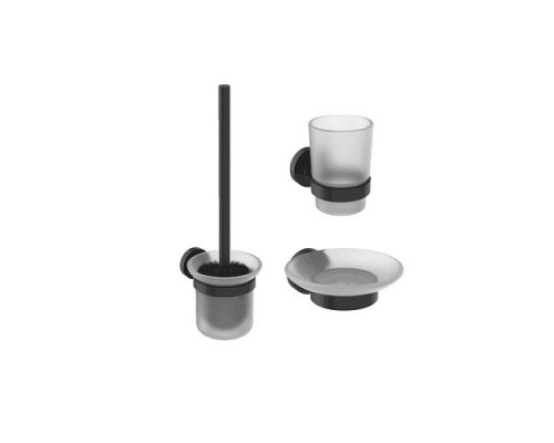 Набор аксесс IOM 3 предмета черн мат Ideal Standard A9245XG