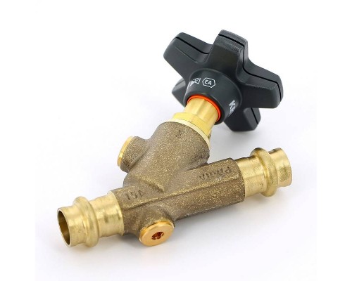 Вентиль Easytop пресс c SC-Contur VIEGA CRV ДУ 15 с обратным клапаном бронза, м.2238,5