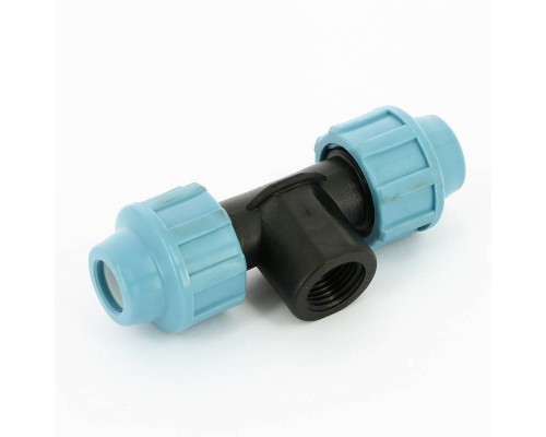 Тройник обжим-В для труб ПНД UNIDELTA 16х1/2"