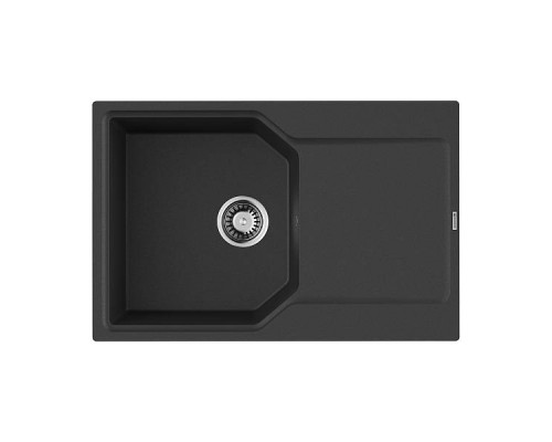 Omoikiri Yonaka 78-BL Кухонная мойка Artgranit 78x51 см, цвет: черный 4993708