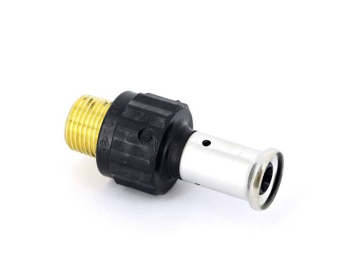 Муфта пресс-Н PVDF HENCO 16x1/2"