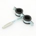 Хомут для труб Walraven 3/4" (25-29) двойной с резиновым уплотнителем, шпилька+дюбель Cobra, BIS