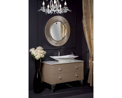 Boheme Neoart Зеркало круглое подвесное 82х5х82h см, цвет: серебро 528-SL light