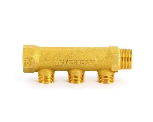 Коллектор НВ 3/4" TIEMME 3 выхода 1/2"Н 36мм Коллектор НВ 3/4" TIEMME 3 выхода 1/2"Н 36мм