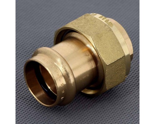 Муфта разъёмная пресс-В бронза Sanpress VIEGA 28x3/4"