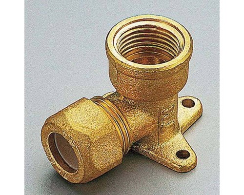 Водорозетка обжим-В с пластиковым кольцом TIEMME 12х1/2"