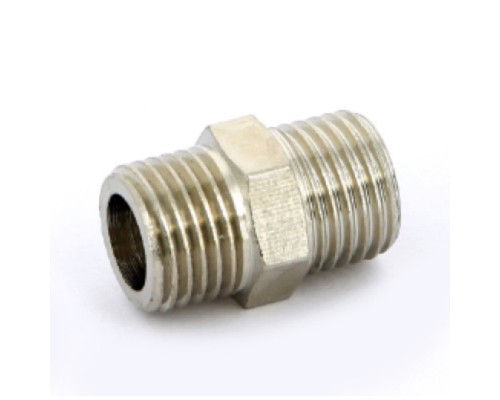 Ниппель 3/8, никелированный