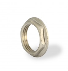 Контргайка с бортиком 1/2, никелированная