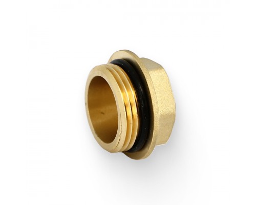 Заглушка Н 1/2 со шляпкой с O-RING