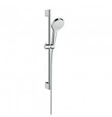 Душевой гарнитур HansGrohe HG Croma Select S 1jet со штангой 65 см белый/хром