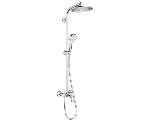 Душевая система HansGrohe HG Crometta Е 240 1jet Showerpipe с термостатом хром