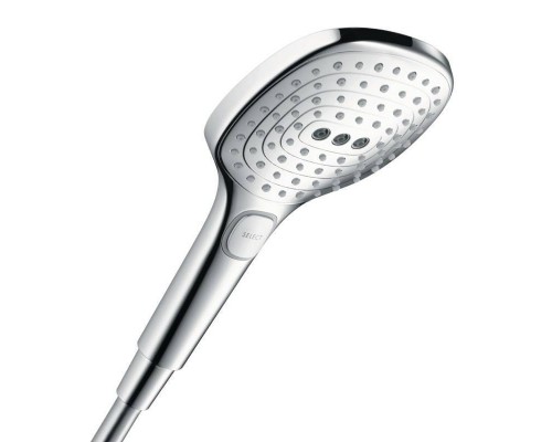 Ручной душ HansGrohe 120 HG Raindance Select E 3jet белый/хром