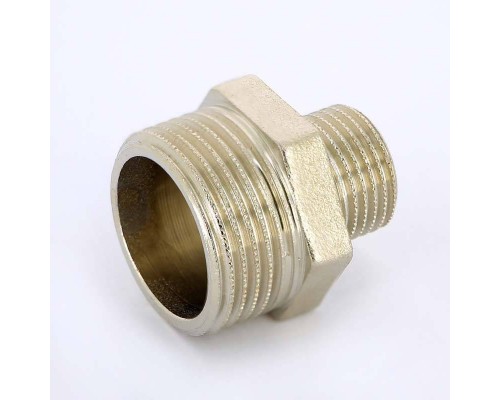 Ниппель Н никелированный UNI-FITT 1"1/2x1" Ниппель Н никелированный UNI-FITT 1"1/2x1"