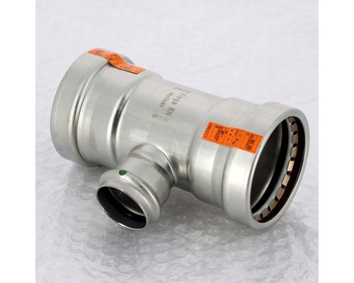 Тройник пресс нержавеющая сталь Sanpress Inox VIEGA 64x35x64