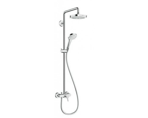 Душевая стойка, Hansgrohe, Croma Select E, цвет-белый/хром Душевая стойка, Hansgrohe, Croma Select E, цвет-белый/хром