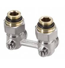 Комплект нижнего подключения радиаторов тип E1/50 угловой, 1/2HPx3/4HP (ст.арт. SX 10012)