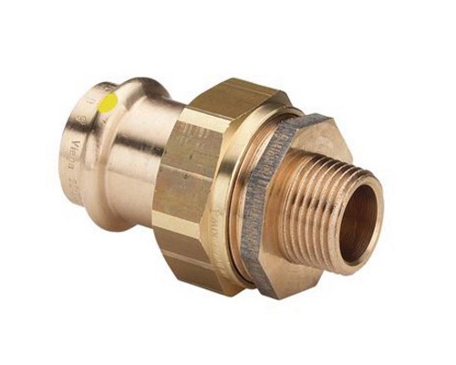 Муфта разъемная пресс-Н плоская прокладка бронза Profipress G VIEGA 28x1