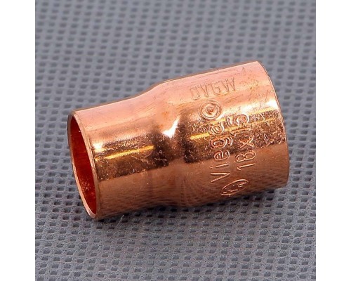 Муфта редукционная двухраструбная пайка VIEGA 18х15 Муфта редукционная двухраструбная пайка VIEGA 18х15