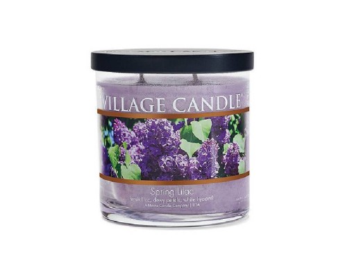 Декоративная свеча Village Candle Весенняя сирень (213 грамм)