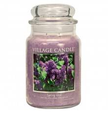 Декоративная свеча Village Candle Весенняя сирень (602 грамма)