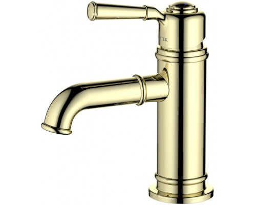 AQ1510PG КЛАССИК смеситель для раковины 72, без донного клапана, полир. золото AQ1510PG