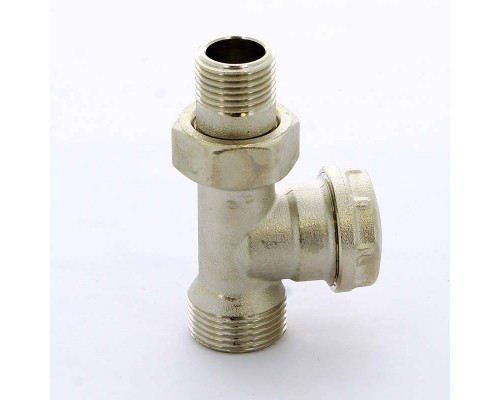 Вентиль НН для радиаторов обратный с разъемным соединением TIEMME 1/2"-3/4"х18