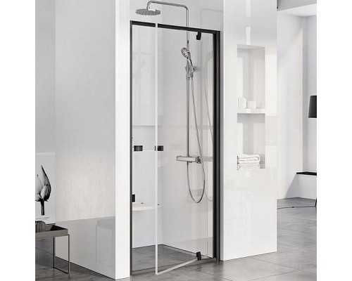 PDOP1-90 черный + транспарент, Pivot душевая дверь одноэлементная 03G70300Z1