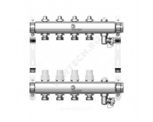 Группа коллект нерж 1" м/м 2в 3/4" ЕК н/р в/к Wester 0-32-1865
