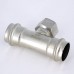 Тройник В-пресс IBP 28 x 3/4" x 28 нерж.сталь