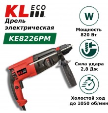 Дрель/шуруповёрт KLECO KE8226PM