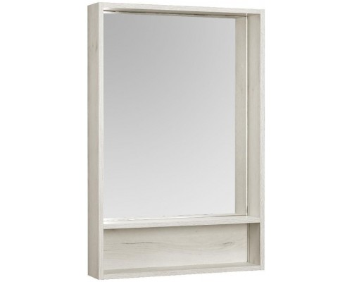 1A237602FA860 Зеркало-Шкаф Флай 60 Дуб Крафт бел 1A237602FA860