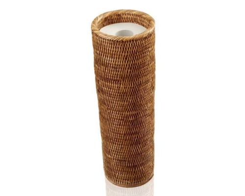 Держатель запасного рулона бумаги, Decor Walther, BASKET, ERH, шгв 160-160-445, цвет-ротанг темный (Rattan dunkel)